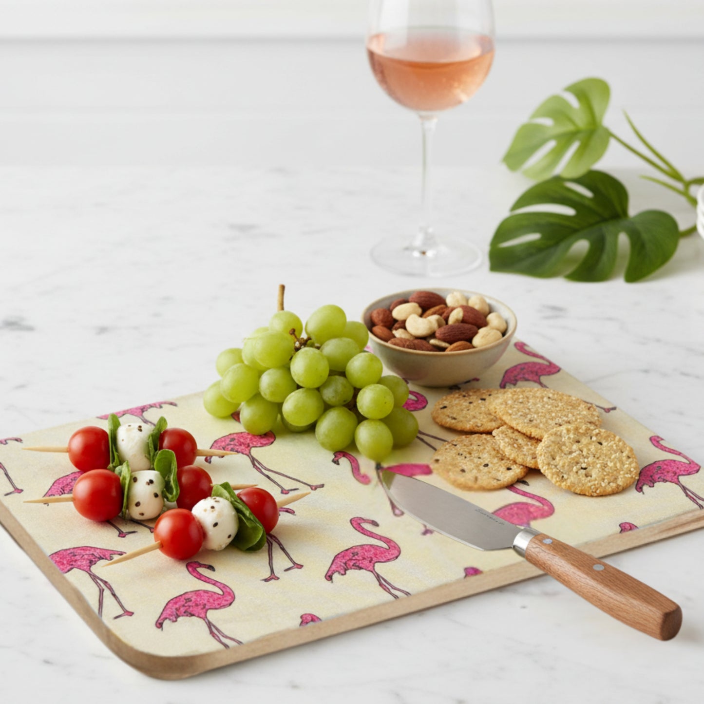 Flamingo Charcuterie Board