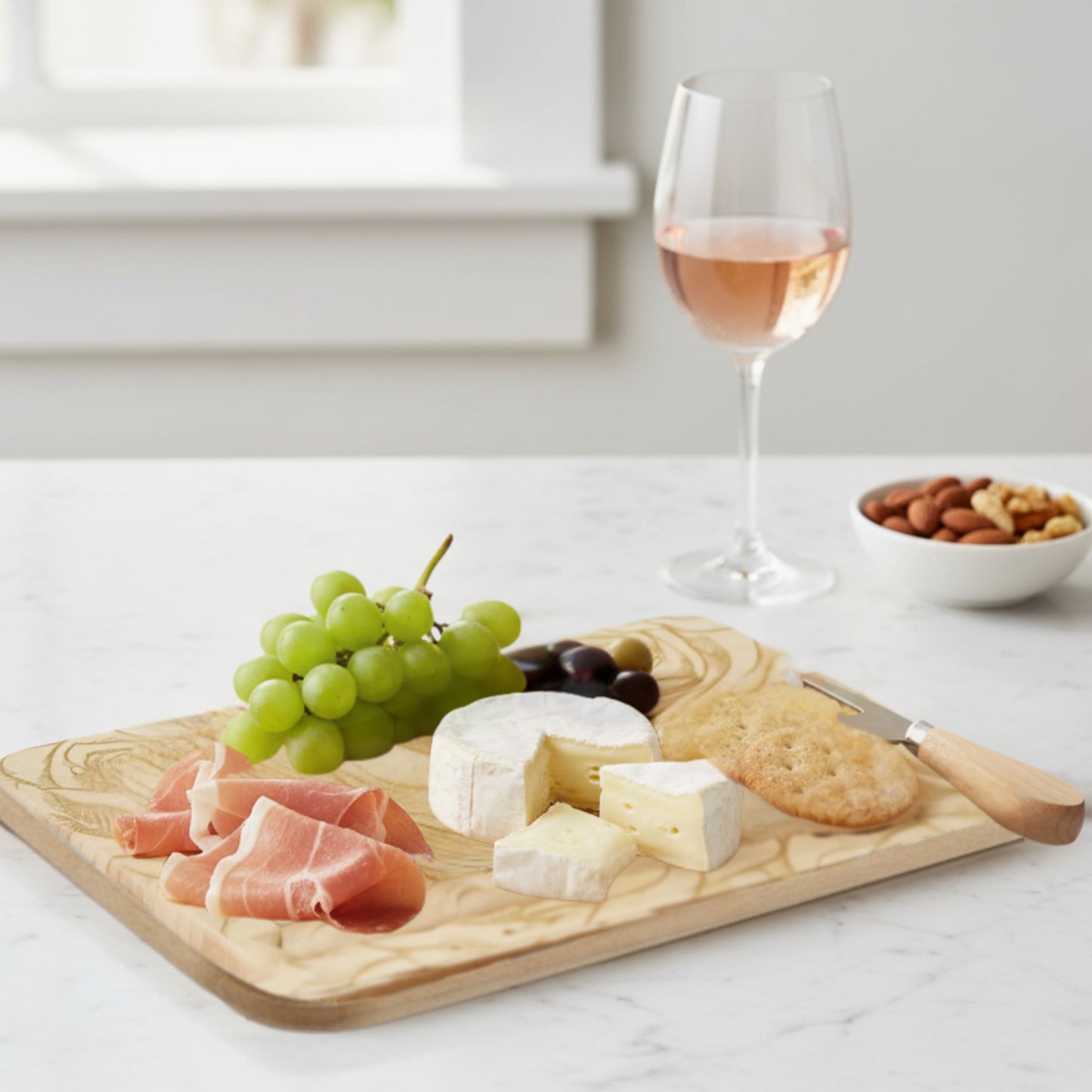Gold Rose Charcuterie Board