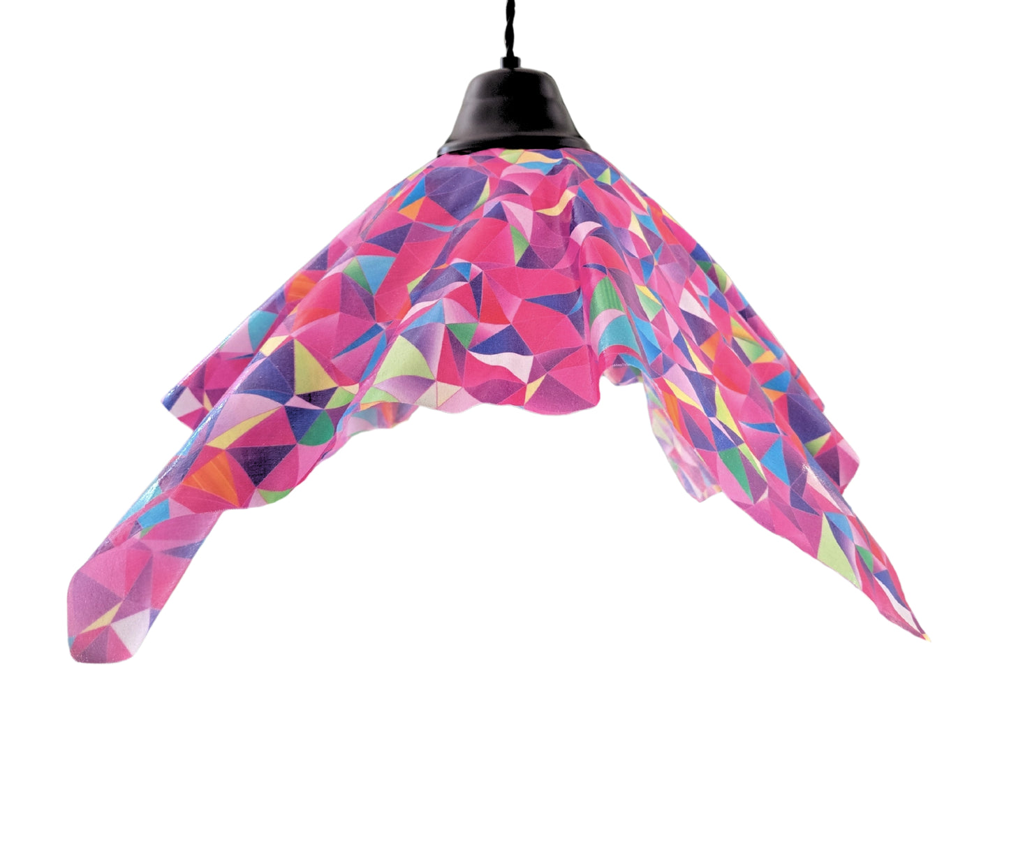 Neon Geometry Pendant Light