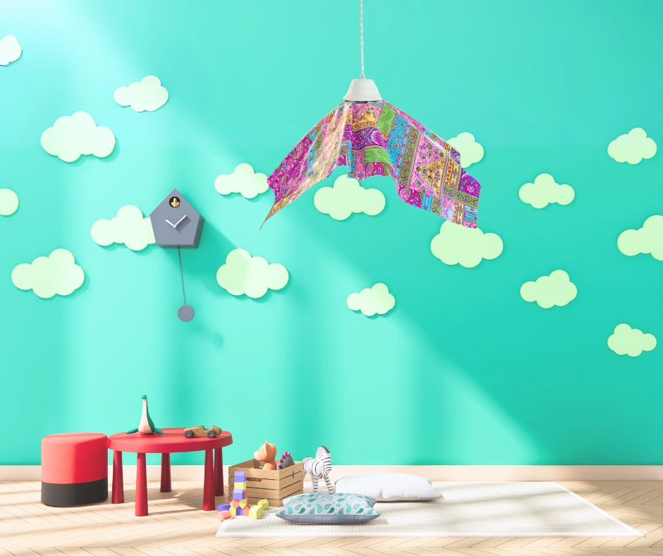Pastel Patchwork Pendant Light