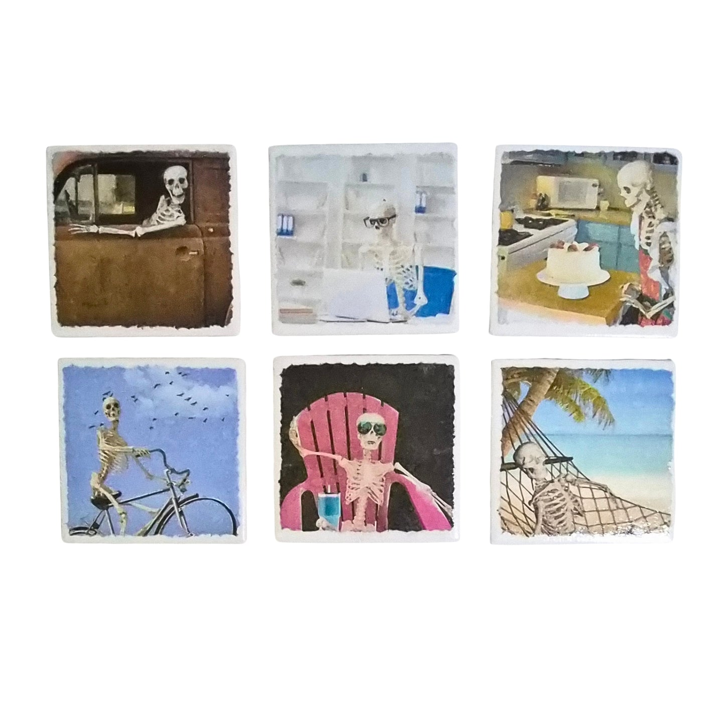 Skeleton Coasters